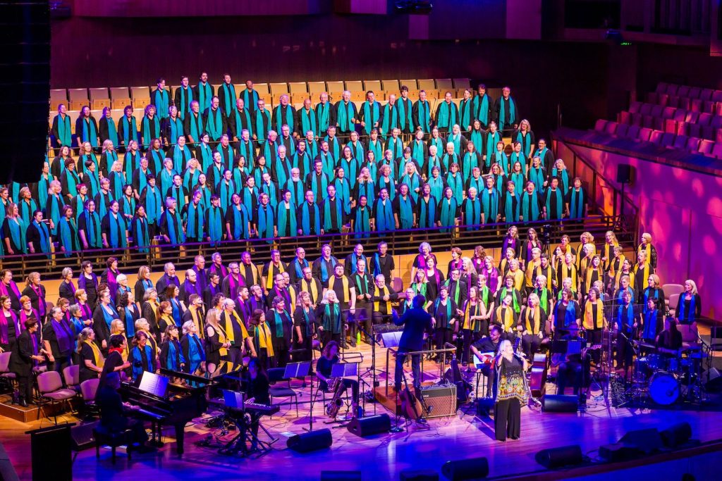 Choir at Songs of Justice. Photo Darren Thomas